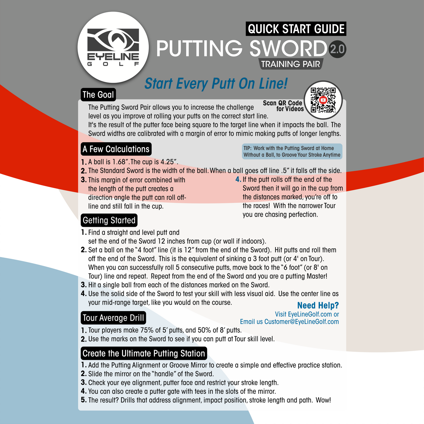 Putting Sword 2.0 by Michael Breed - Pair (Standard & Tour Model)