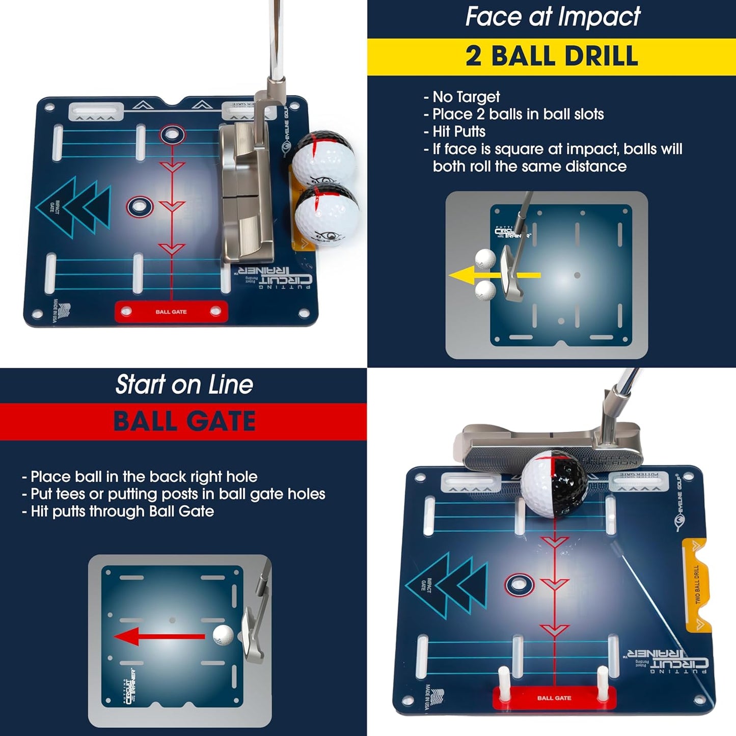 PUTTING CIRCUIT TRAINER - BLUE TRAINER