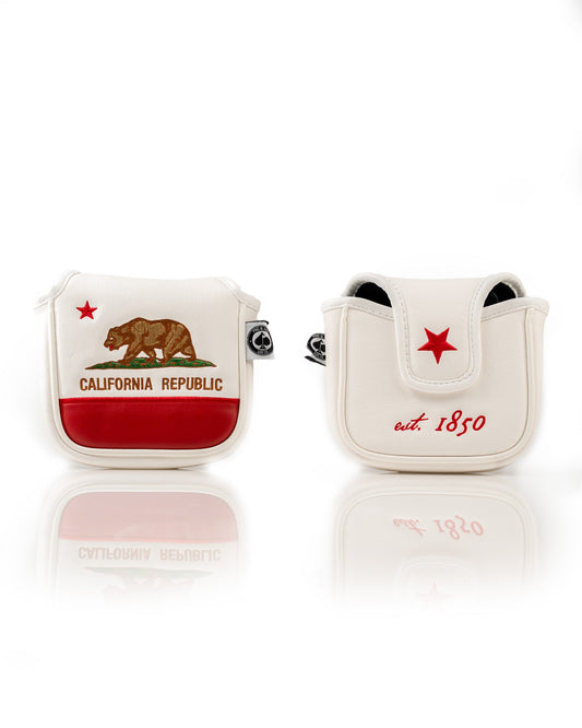 California State Flag - Mallet Putter Cover